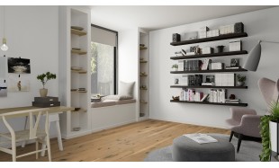 Trisluoksnė parketlentė Boen Plank Ąžuolas Authentic Espressivo 138 MM