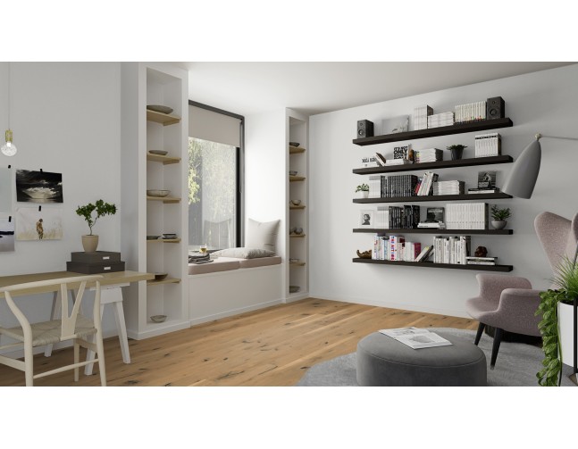 Trisluoksnė parketlentė Boen Plank Ąžuolas Authentic Espressivo 138 MM