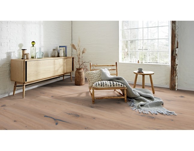 Trisluoksnė parketlentė Boen Plank Ąžuolas White Espressivo 209 MM GBGVZMFD