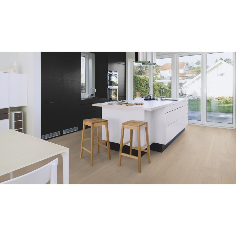 Trisluoksnė parketlentė Boen Castle Live Pure Ąžuolas Warm Cotton 209 MM PEGV43FD