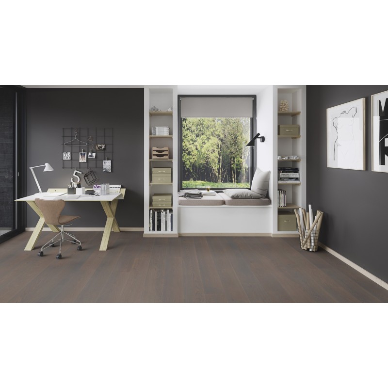 Trisluoksnė parketlentė Boen Stonewashed Castle Ąžuolas Grey Pepper 209 MM XYGV4KFD