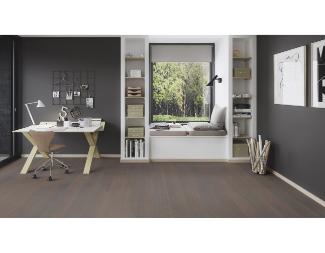 Trisluoksnė parketlentė Boen Stonewashed Castle Ąžuolas Grey Pepper 209 MM XYGV4KFD