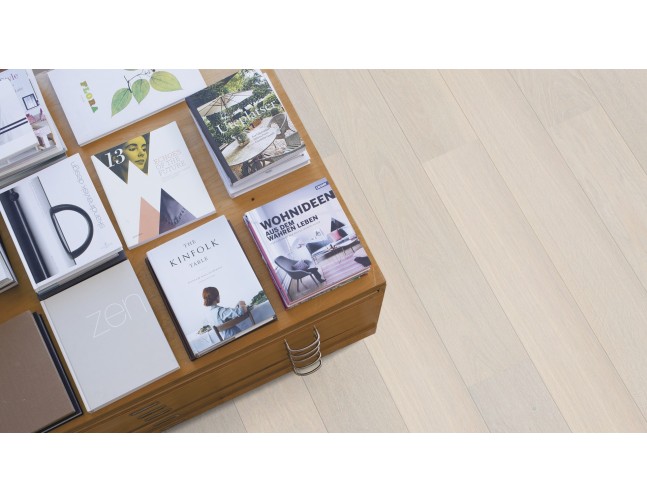 Trisluoksnė parketlentė Boen Plank Live Pure Ąžuolas Andante White 181 MM