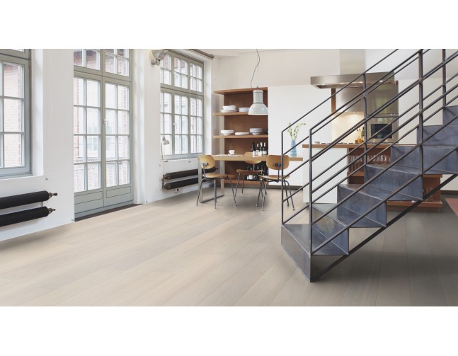 Trisluoksnė parketlentė Boen Plank Live Pure Ąžuolas Andante White 181 MM