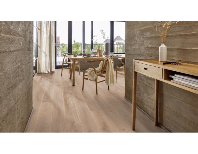 Trisluoksnė parketlentė Boen Plank Ąžuolas White Animoso 181 MM