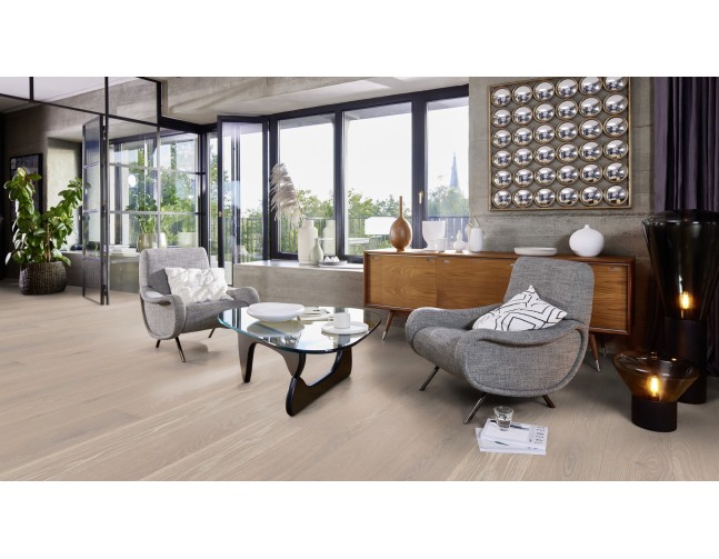 Trisluoksnė parketlentė Boen Plank Live Pure Ąžuolas Grey Harmony 181 MM