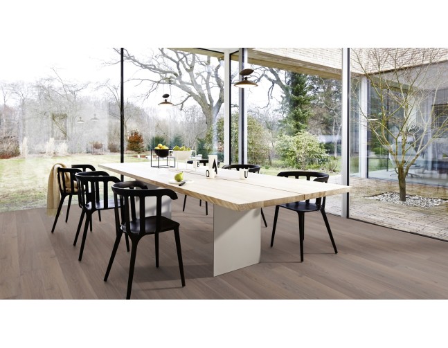 Trisluoksnė parketlentė Boen Plank Live Pure Ąžuolas India Grey 181 MM