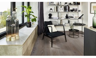 Trisluoksnė parketlentė Boen Plank Ąžuolas Graphite Vivo 181 MM
