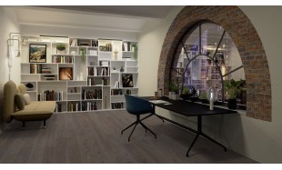 Trisluoksnė parketlentė Boen Plank Ąžuolas Graphite Vivo 181 MM