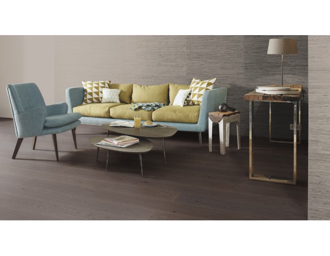 Trisluoksnė parketlentė Boen Stonewashed Ąžuolas Brown Jasper Vivo 181 MM
