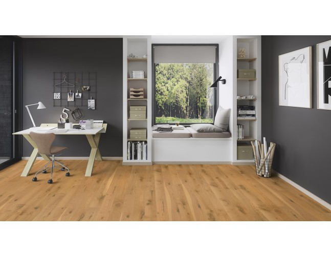 Trisluoksnė parketlentė Boen Plank Ąžuolas Soft Brown Espressivo 138 MM