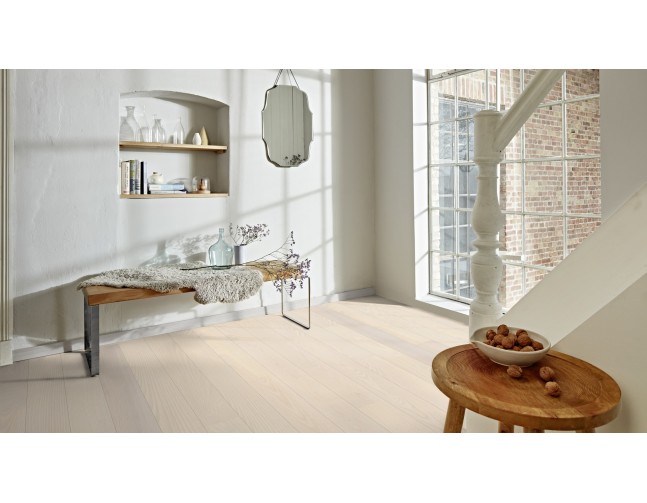 Trisluoksnė parketlentė Boen Plank Live Pure Uosis White Andante 138 MM ADG836FD