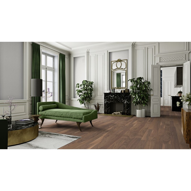 Trisluoksnė parketlentė Boen Plank Live Pure Amerikietiškas Riešutas Adagio 138 MM NSG823FD