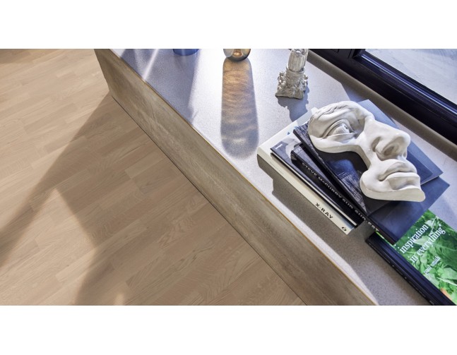 Trisluoksnė parketlentė Boen Longstrip Ąžuolas White Andante EIGL32TD
