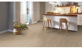 Trisluoksnė parketlentė Boen Longstrip Live Pure Ąžuolas Warm Cotton Finale PEGLT3VD