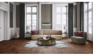 Dvisluoksnis parketas Boen Prestige Riešutas Nature NUP2356D