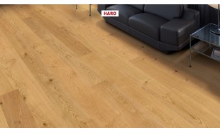 Trisluoksnė parketlentė Haro Plank Ąžuolas Markant 4V