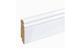 Medinė laminuota grindjuostė Haro Antique Balta RAL 9010 18*80 MM