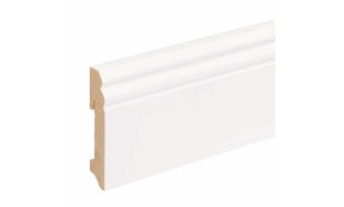 Medinė laminuota grindjuostė Haro Antique Balta RAL 9010 18*96 MM