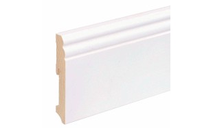 Medinė laminuota grindjuostė Haro Antique Balta RAL 9010 18*115 MM