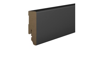 Laminuota grindjuostė Haro Juoda MDF 16*58 MM