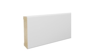 Laminuota grindjuostė Haro Balta RAL 9016 MDF 14*80 MM