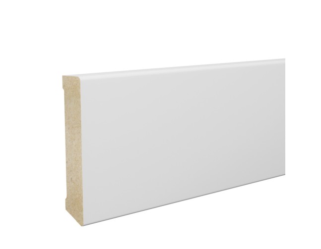 Laminuota grindjuostė Haro Balta RAL 9016 MDF 14*80 MM
