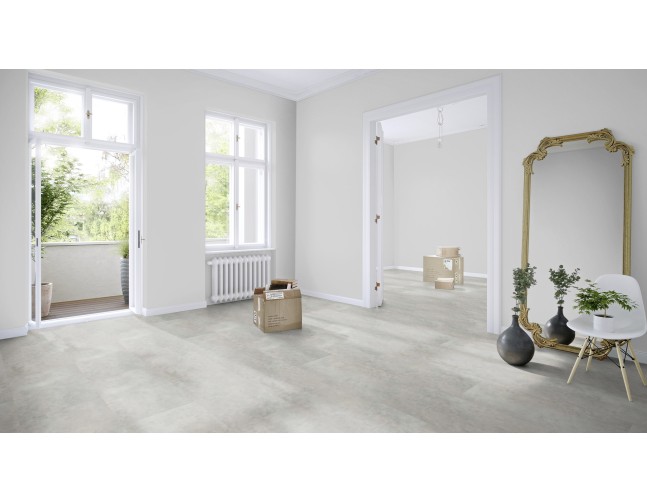 Vinilo danga Wineo 800 Stone XL Betonas Romo Lightgrey 2.5 MM