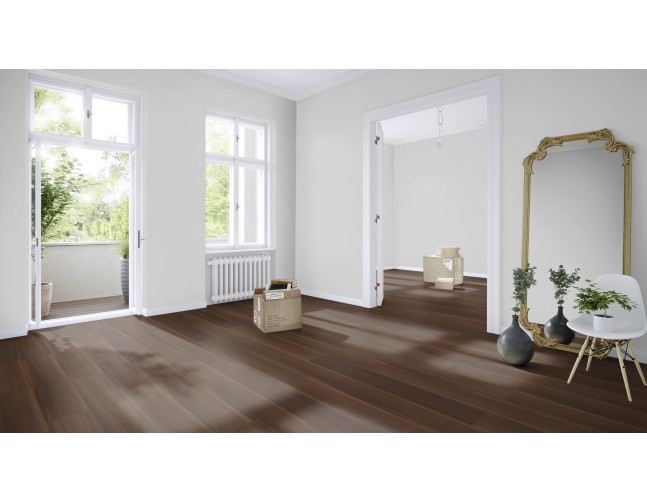 Vinilo danga Wineo 800 Wood XL Riešutas Bergamo Dark 2.5 MM