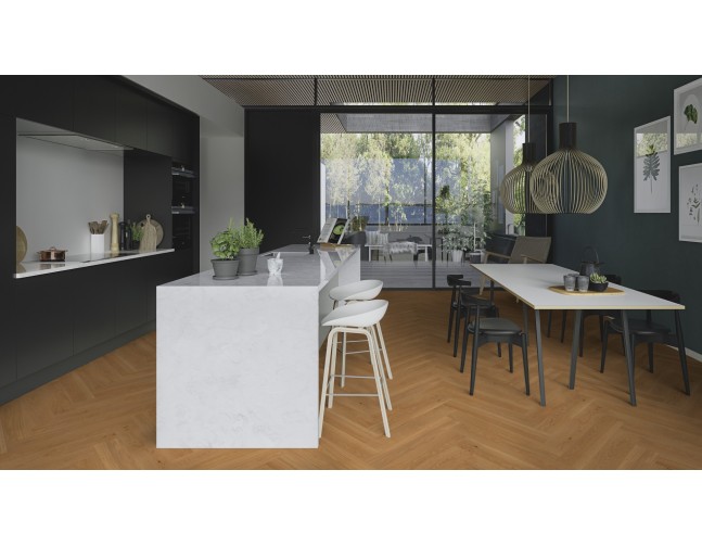 Dvisluoksnis parketas Boen Herringbone Ąžuolas Adagio 137 MM