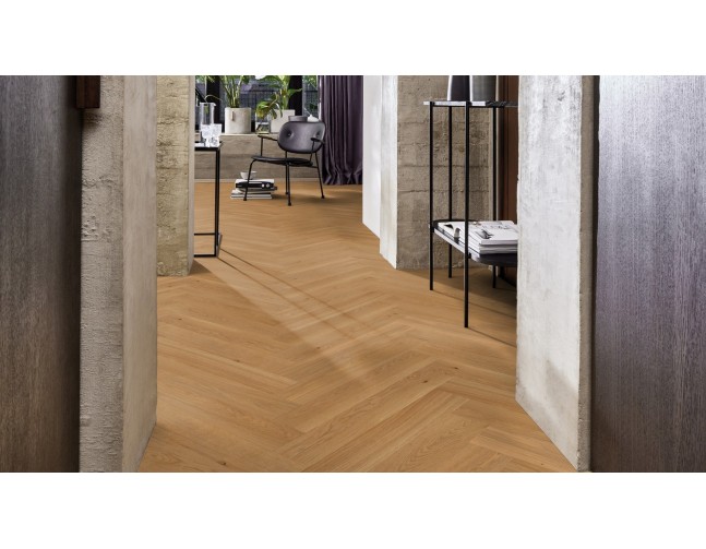 Dvisluoksnis parketas Boen Herringbone Ąžuolas Adagio 137 MM