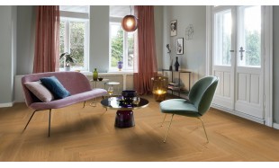 Dvisluoksnis parketas Boen Herringbone Ąžuolas Soft Brown Andante 137 MM