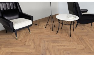Akcija! Laminuotos grindys Kaindl Masterfloor Maestro Herringbone 8.0 Ąžuolas Bamburgh