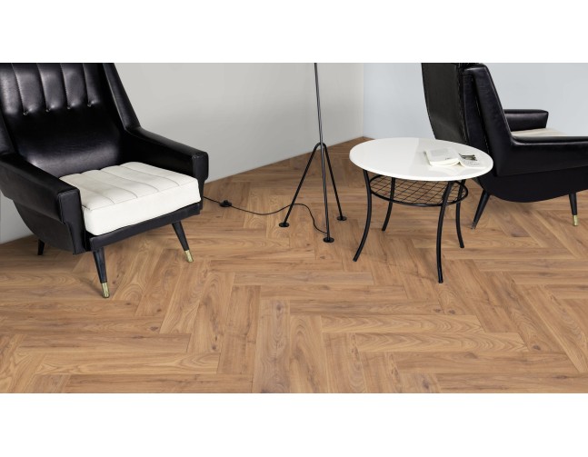 Akcija! Laminuotos grindys Kaindl Masterfloor Maestro Herringbone 8.0 Ąžuolas Bamburgh