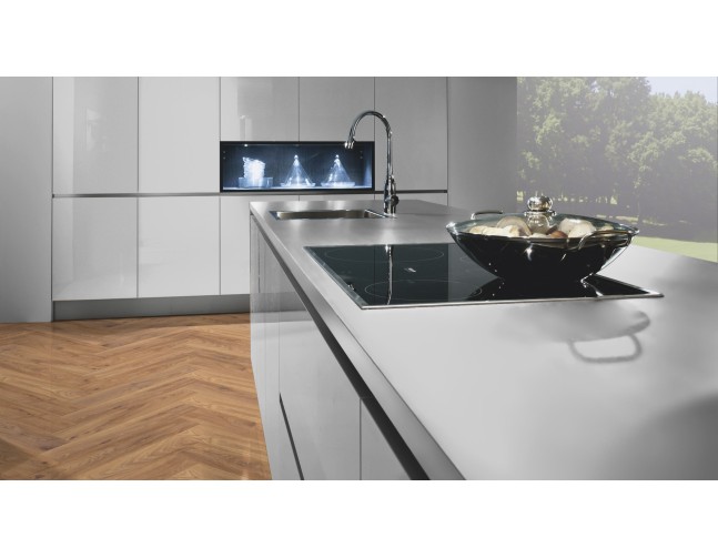 Akcija! Laminuotos grindys Kaindl Masterfloor Maestro Herringbone 8.0 Ąžuolas Bamburgh