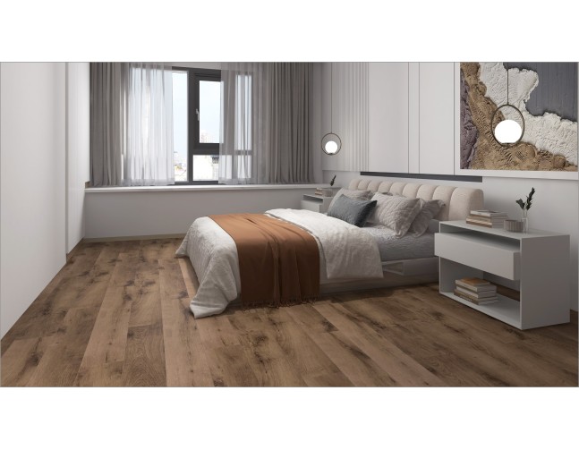 Akustinė SPC vinilinė grindų danga Nomad Flo Premium Plank Lleida