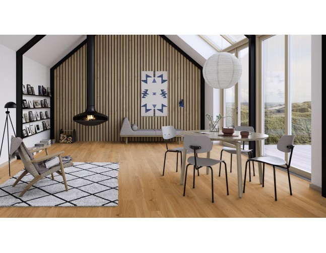 IŠPARDAVIMAS Trisluoksnė parketlentė Boen Gent Plank Ąžuolas Animoso 138 MM EIG845JD