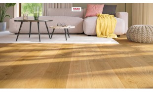Akcija! Trisluoksnė parketlentė Haro Plank 1750 MM Ąžuolas Elegant 4V