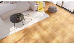 Akcija! Trisluoksnė parketlentė Haro Plank 1750 MM Ąžuolas Elegant 4V