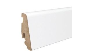 Laminuota grindjuostė Haro Balta RAL 9016 MDF 19*58 MM tinkama dažymui