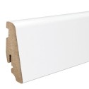 Laminuota grindjuostė Haro Balta RAL 9016 MDF 19*58 MM tinkama dažymui