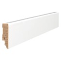 IŠPARDAVIMAS Medinė laminuota grindjuostė Haro Balta RAL 9016 16*58 MM
