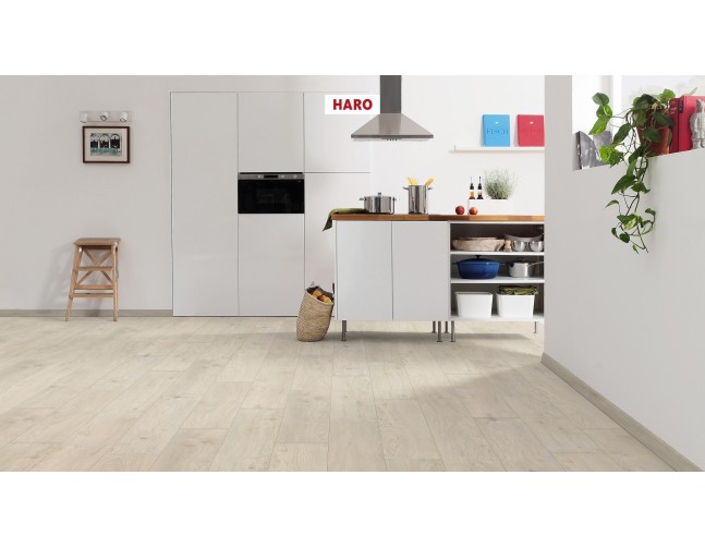 Laminuotos grindys Haro Tritty 200 Aqua Ąžuolas Sicilia White