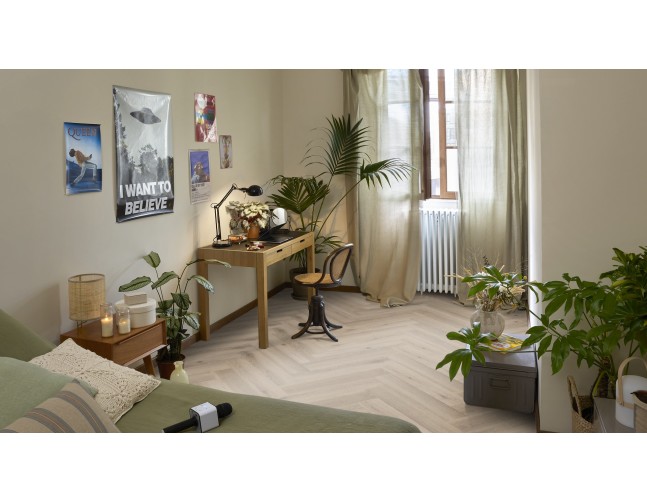 Vinilinė grindų danga Tarkett Herringbone Rigid Ąžuolas Highland CLASSIC GREY