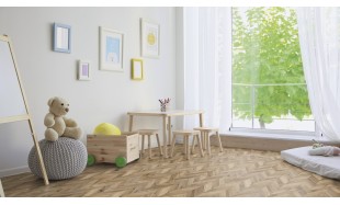Akcija! Laminuotos grindys Kaindl Natural Touch Wide 8.0 Fishbone Ąžuolas Fortress Rochesta