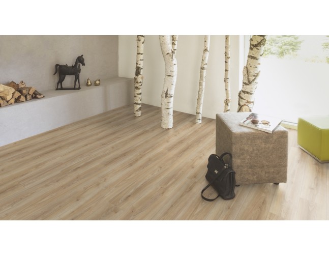 Akcija! Laminuotos grindys Kaindl AQUApro Select Natural Touch 8.0 Standard Plank Ąžuolas Cordoba Crema