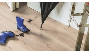 Akcija! Laminuotos grindys Kaindl AquaPro Select Natural Touch Standard Plank 12.0 Ąžuolas Evoke Sandolo