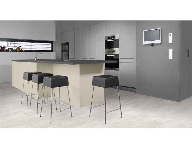 Laminuotos grindys Kaindl AQUApro Select Natural Touch 8.0 Tile Betonas Opalgrey