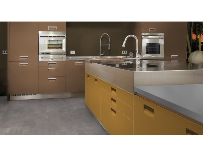 Laminuotos grindys Kaindl AQUApro Select Natural Touch 8.0 Tile Betonas Art Pearlgrey