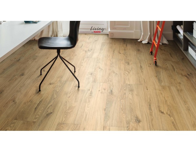 LIKUČIO IŠPARDAVIMAS Design grindų danga Living by Haro Disano HydroStar Ąžuolas Alba
